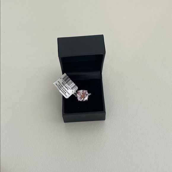NWT  Pink Amethyst/Diamond Rose Gold Ring Size 7 - Picture 16 of 16